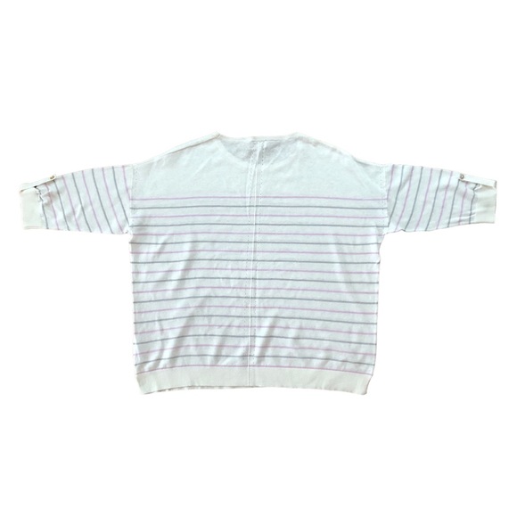 Brora Lightweight Cream Knit Linen/Cotton Top US 8-10 / UK 12-14 - Picture 10 of 10